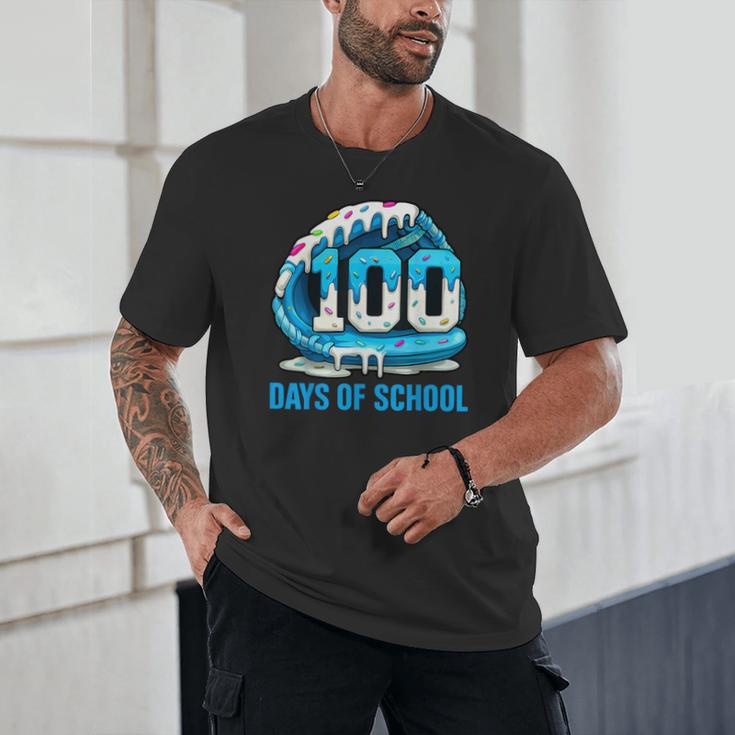 100 Days Of School Baseball Drip Ice Cream Kid Boy 100th Day Unisex T-Shirt 100 Days Of School Baseball Drip Ice Cream Kid Boy 100th Day Unisex T-Shirt