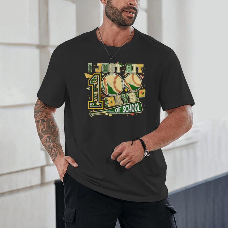 100 Days Of School Baseball I Just Hit 100 Days Boy COUNSELO Unisex T-Shirt 100 Days Of School Baseball I Just Hit 100 Days Boy COUNSELO Unisex T-Shirt