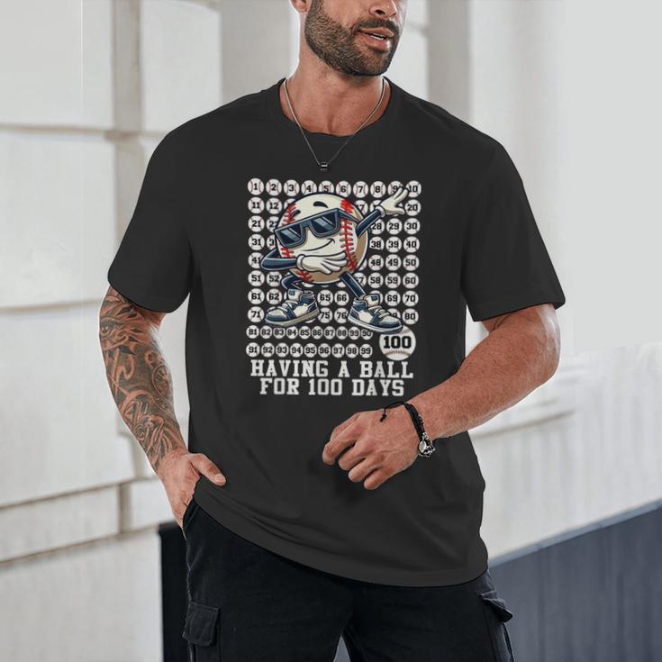 100 Days Of School Boys Dabbing Baseball 100th Day Of School Unisex T-Shirt 100 Days Of School Boys Dabbing Baseball 100th Day Of School Unisex T-Shirt