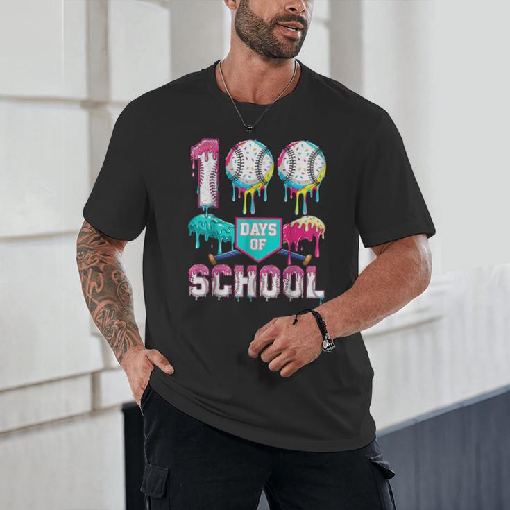 100 Days Of School Boys Kids 100th Day Of School Baseball Unisex T-Shirt 100 Days Of School Boys Kids 100th Day Of School Baseball Unisex T-Shirt