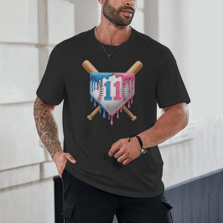 11th Birthday 11yr 2014 Baseball 11 Player 11th Birthday Unisex T-Shirt