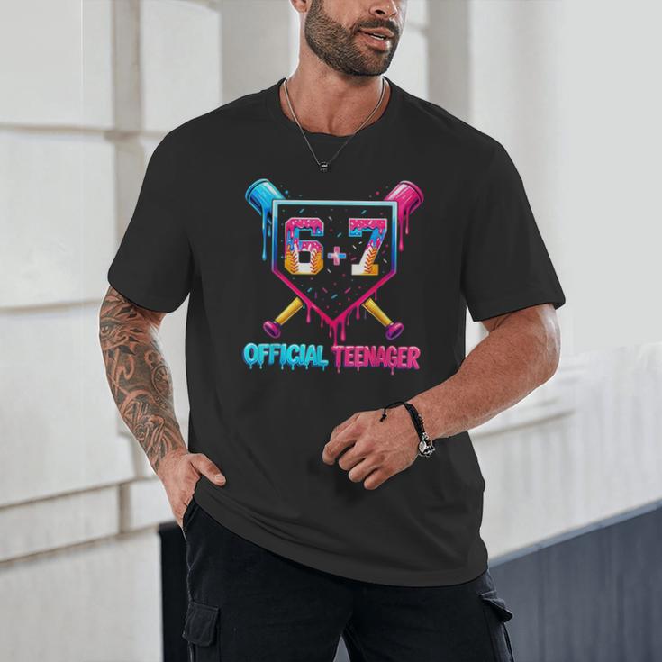 13th Birthday Official Teenager 67 Baseball Drip Boys Unisex T-Shirt 13th Birthday Official Teenager 67 Baseball Drip Boys Unisex T-Shirt