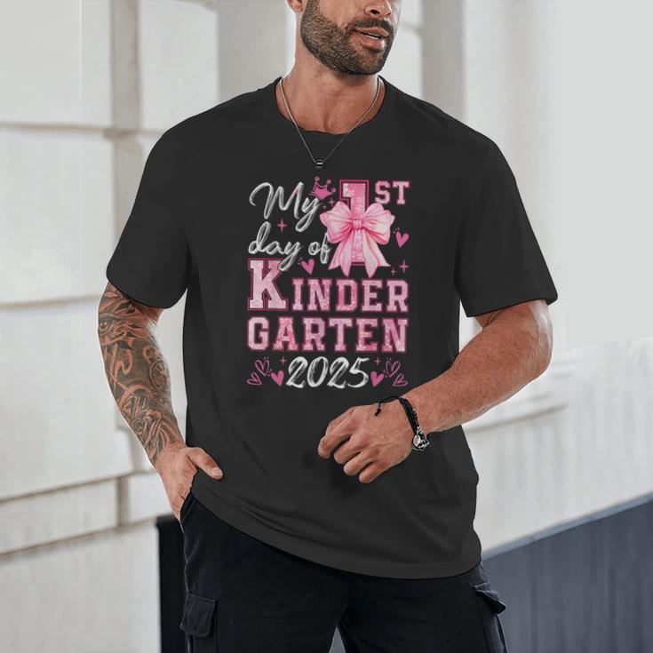 My 1st Day Of Kindergarten 2025 Back To School Girls Unisex T-Shirt