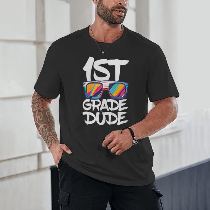 1st Grade Dude Shirt Back To School First Grade Boy Girl Unisex T-Shirt