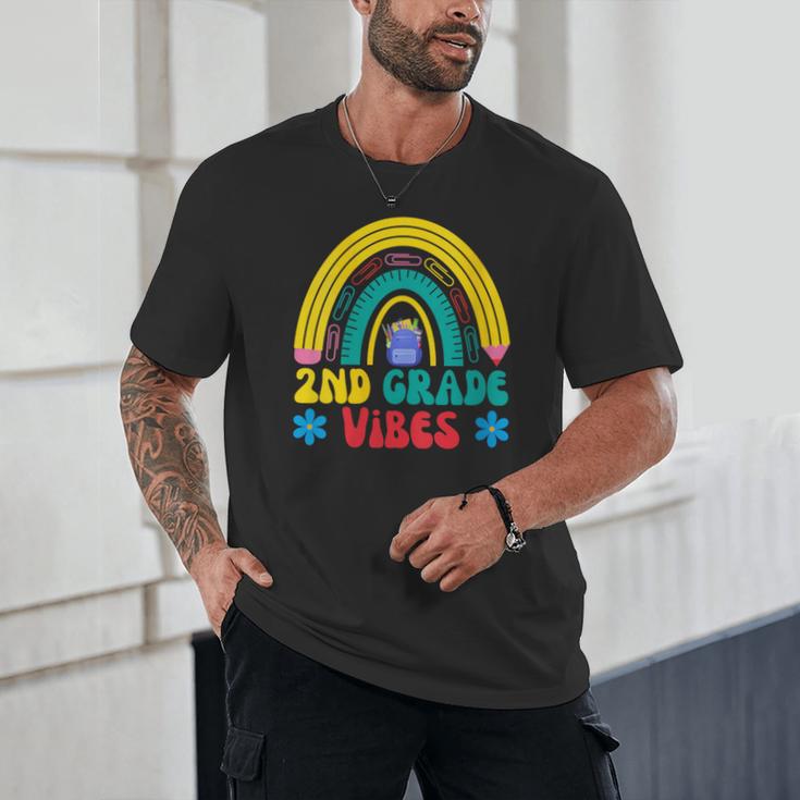 2nd Grade Vibes Back To School Rainbow Second Grade Unisex T-Shirt 2nd Grade Vibes Back To School Rainbow Second Grade Unisex T-Shirt