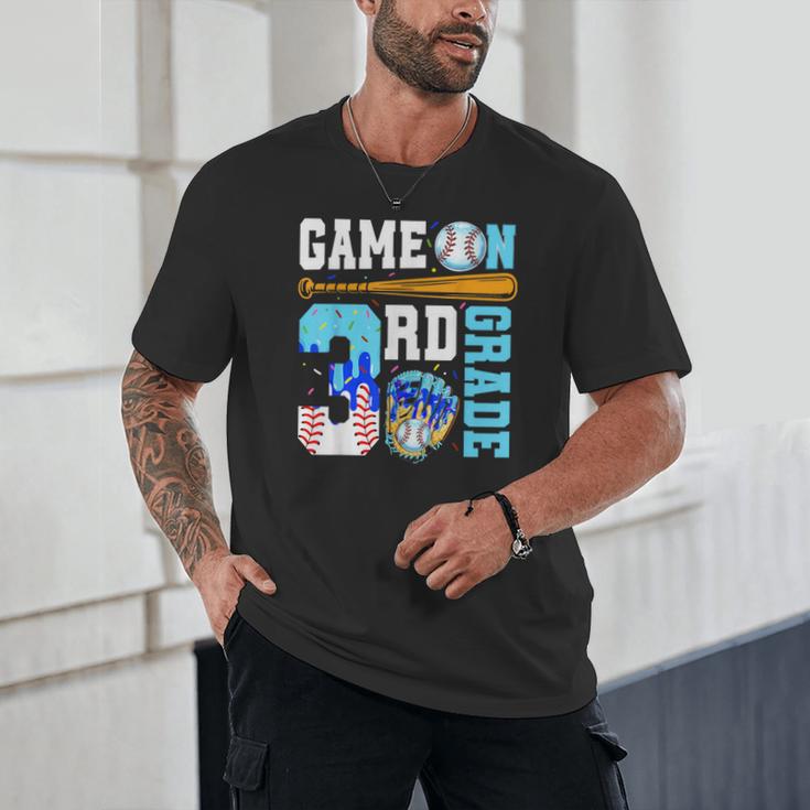 3rd Grade Back To School Baseball Drip Ice Cream Game On Unisex T-Shirt 3rd Grade Back To School Baseball Drip Ice Cream Game On Unisex T-Shirt
