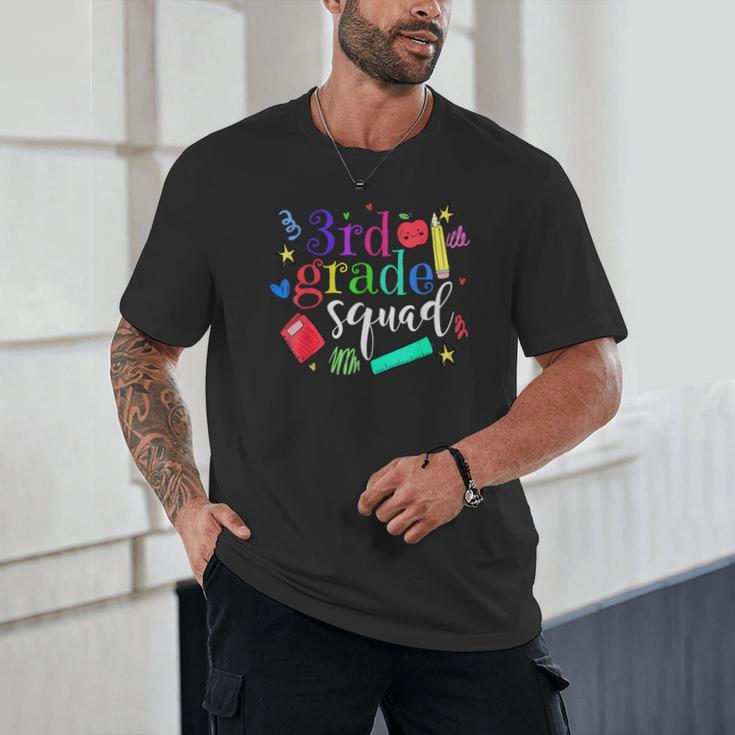 3rd Grade Squad Back To School Team Third Grade Unisex T-Shirt 3rd Grade Squad Back To School Team Third Grade Unisex T-Shirt