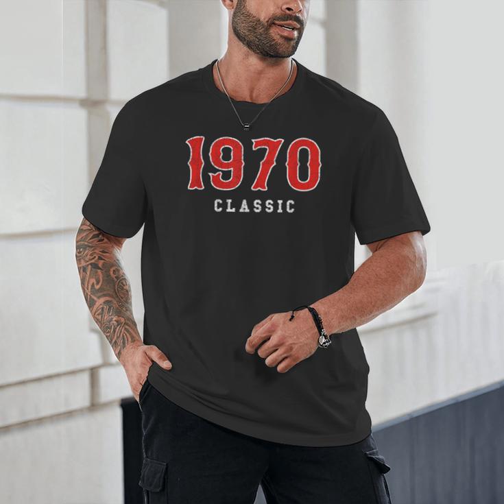 55 Year Old 1970 Classic Baseball Fan 55th Birthday Unisex T-Shirt 55 Year Old 1970 Classic Baseball Fan 55th Birthday Unisex T-Shirt