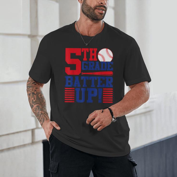 5th Grade Batter Up Back To School Fifth Grade Baseball Boys Unisex T-Shirt