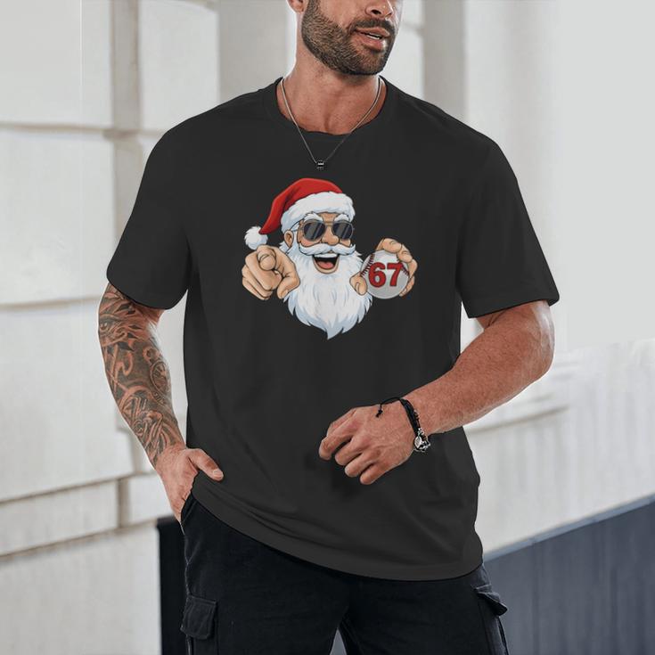67 Baseball Santa Six Seven Meme Christmas Men Women Kids Unisex T-Shirt 67 Baseball Santa Six Seven Meme Christmas Men Women Kids Unisex T-Shirt