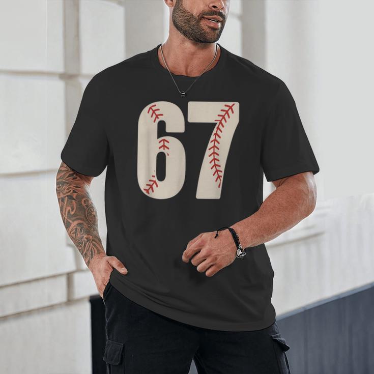 67 Baseball Six Seven 6 7 Meme 67 Unisex T-Shirt