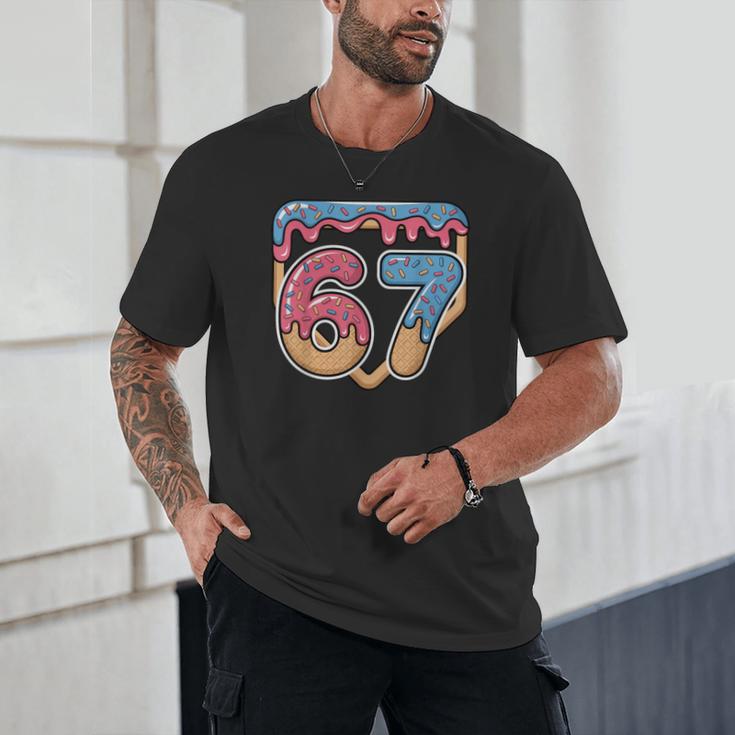 67 Ice Cream Drip Meme Baseball Unisex T-Shirt 67 Ice Cream Drip Meme Baseball Unisex T-Shirt