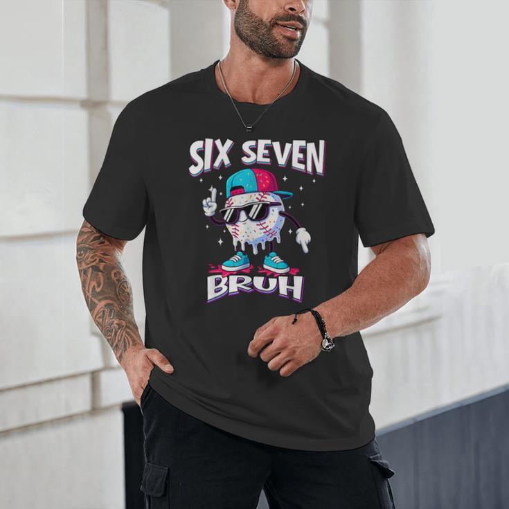 67 Meme Six Seven Baseball Ice Cream Drip Girls Boys Unisex T-Shirt 67 Meme Six Seven Baseball Ice Cream Drip Girls Boys Unisex T-Shirt