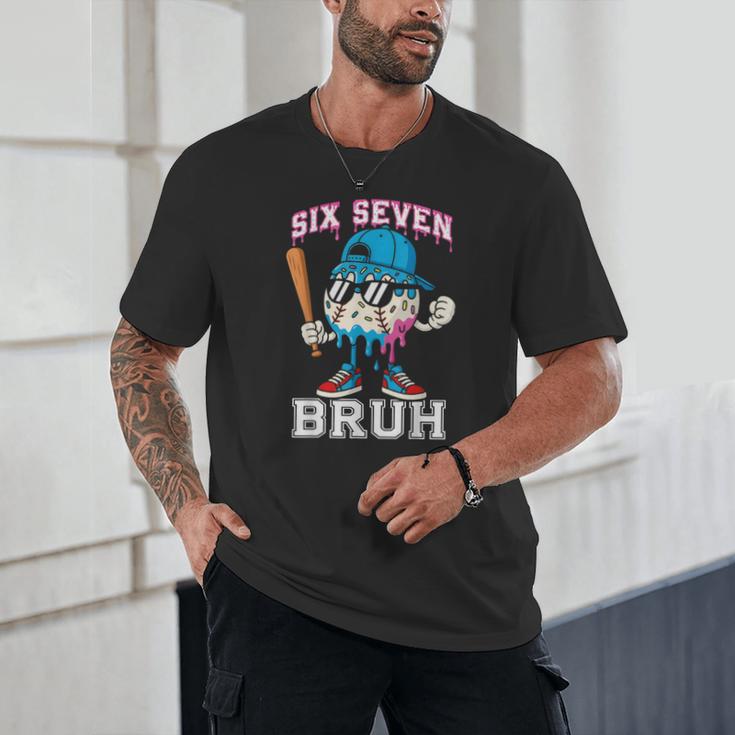67 Six Seven Baseball Ice Cream Drip Number 67 Player Unisex T-Shirt 67 Six Seven Baseball Ice Cream Drip Number 67 Player Unisex T-Shirt