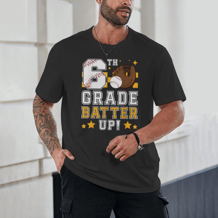 6th Grade Batter Up Baseball First Day Back To School Unisex T-Shirt 6th Grade Batter Up Baseball First Day Back To School Unisex T-Shirt