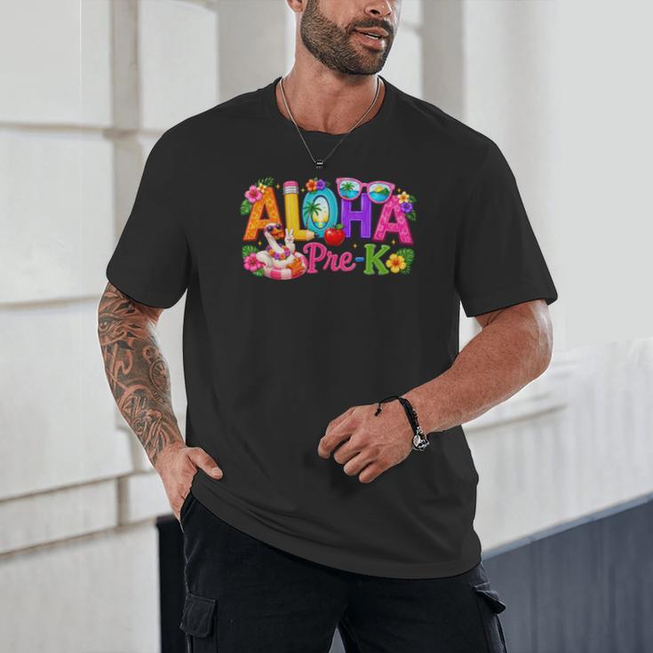 Aloha Pre-K Tropical Floral Beach Silly Goose Back To School Unisex T-Shirt Aloha Pre-K Tropical Floral Beach Silly Goose Back To School Unisex T-Shirt