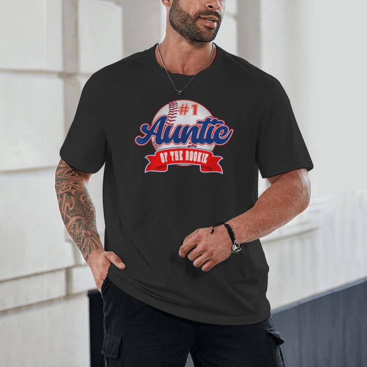 Auntie Rookie Of Year 1st Birthday Baseball Theme Matching Unisex T-Shirt Auntie Rookie Of Year 1st Birthday Baseball Theme Matching Unisex T-Shirt