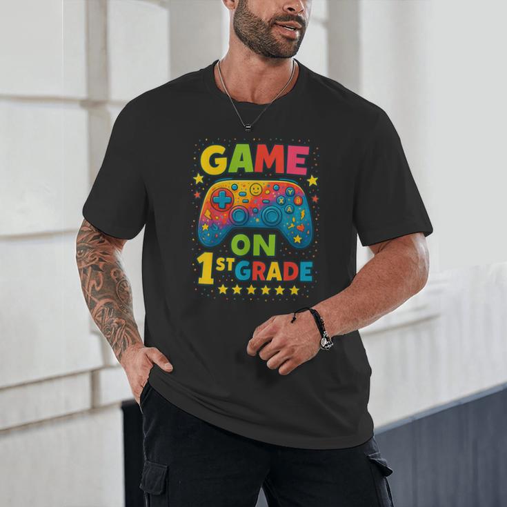 Back To School 1st Grade Boys Gamer First Day School Level Unisex T-Shirt Back To School 1st Grade Boys Gamer First Day School Level Unisex T-Shirt