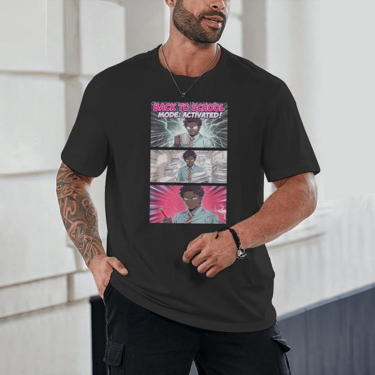 Back To School Anime Boys Student Girl Manga Kawaii Taecher Unisex T-Shirt