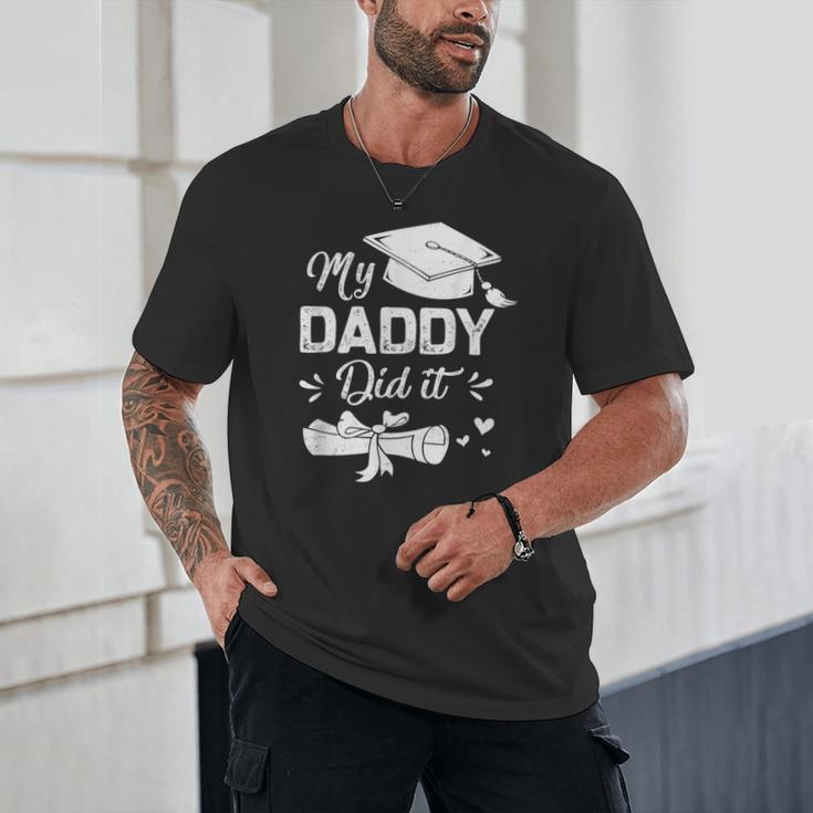 Back To School My Daddy Did It Graduation Proud Dad Graduated Small Unisex T-Shirt Back To School My Daddy Did It Graduation Proud Dad Graduated Small Unisex T-Shirt