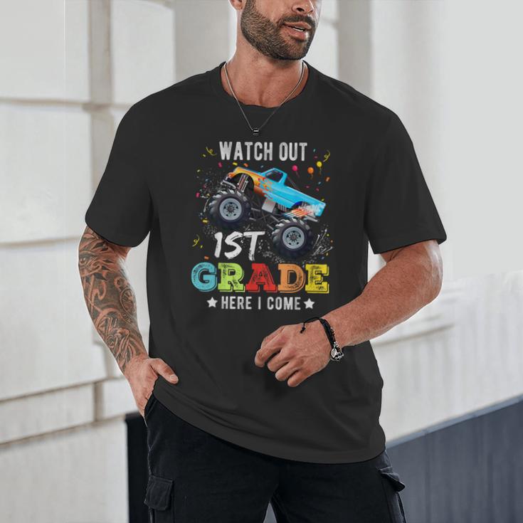 Back To School First Grade Here I Come For Boy Kids Truck Unisex T-Shirt Back To School First Grade Here I Come For Boy Kids Truck Unisex T-Shirt