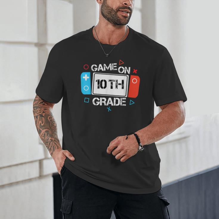 Back To School Game On 10th Grade Gamer Kids Boys Girl Unisex T-Shirt Back To School Game On 10th Grade Gamer Kids Boys Girl Unisex T-Shirt