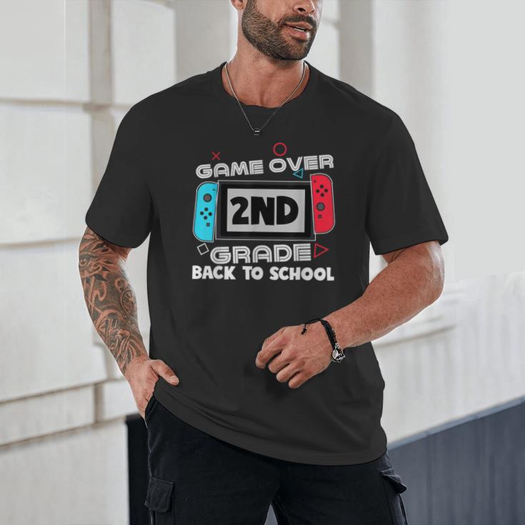Back To School Game Over 2nd Grade Gamer Kids Boys Unisex T-Shirt