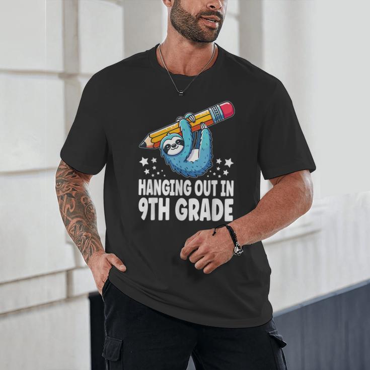 Back To School Ninth Grade Sloth Hanging Out In 9th Grade Unisex T-Shirt Back To School Ninth Grade Sloth Hanging Out In 9th Grade Unisex T-Shirt