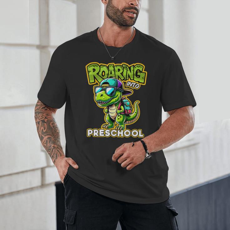 Back To School Preschool Dinosaur First Day Of School Boy Unisex T-Shirt Back To School Preschool Dinosaur First Day Of School Boy Unisex T-Shirt