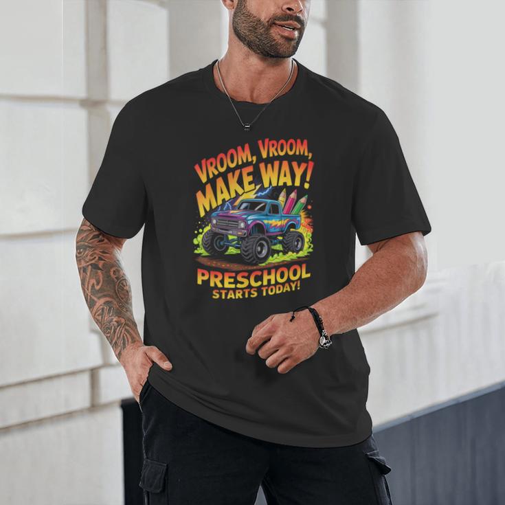 Back To School Preschool Pre-K Monster Truck First Day Boys Unisex T-Shirt