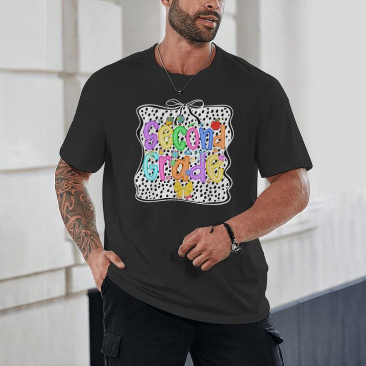 Back To School Second Grade Girls 2nd Grade Dalmatian Dots Unisex T-Shirt Back To School Second Grade Girls 2nd Grade Dalmatian Dots Unisex T-Shirt