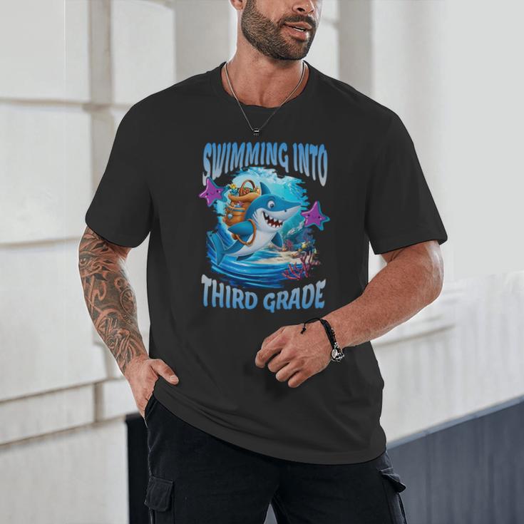 Back To School Third Grade Shark Unisex T-Shirt Back To School Third Grade Shark Unisex T-Shirt