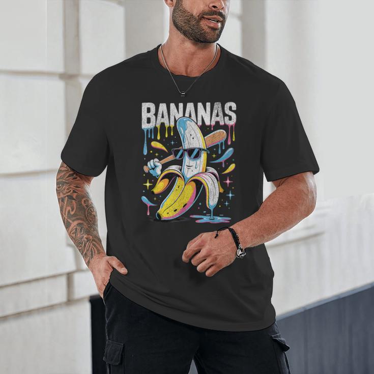 Banana Baseball Drip Kids Youth Boys Girls Sport Teens Unisex T-Shirt