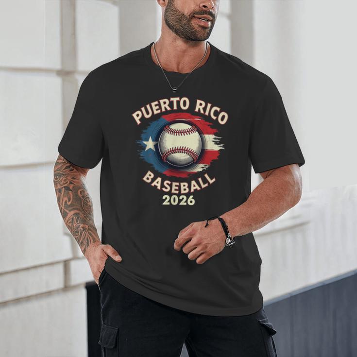 Baseball 2026 Puerto Rico Island Pride Sports Theme Unisex T-Shirt Baseball 2026 Puerto Rico Island Pride Sports Theme Unisex T-Shirt