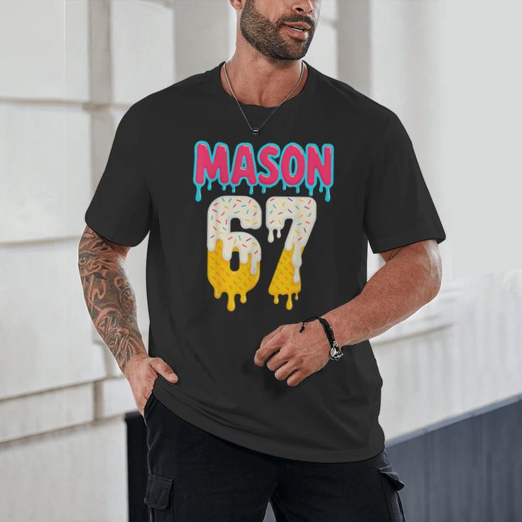 Baseball 6 7 Ice Cream Drip Number 67 Six Seven Meme Unisex T-Shirt Baseball 6 7 Ice Cream Drip Number 67 Six Seven Meme Unisex T-Shirt