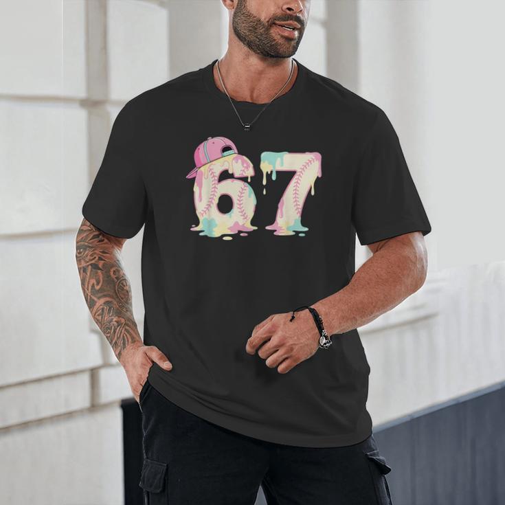 Baseball 67 Dripping Six Seven Drip Boys Gen Z Unisex T-Shirt Baseball 67 Dripping Six Seven Drip Boys Gen Z Unisex T-Shirt