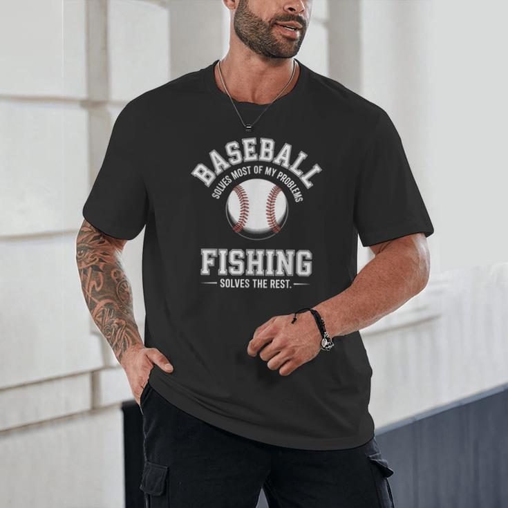 Baseball & Fishing Unisex T-Shirt Baseball & Fishing Unisex T-Shirt