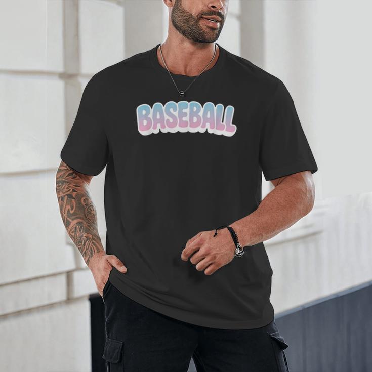 Baseball Bubble Letter Unisex T-Shirt
