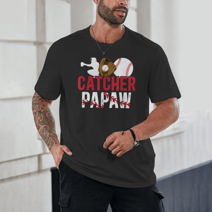 Baseball Catcher Papaw Proud Papaw Of A Baseball Catcher Unisex T-Shirt Baseball Catcher Papaw Proud Papaw Of A Baseball Catcher Unisex T-Shirt