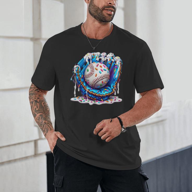 Baseball Drip For Boys Ice Cream Drip Youth Baseball Boys Unisex T-Shirt Baseball Drip For Boys Ice Cream Drip Youth Baseball Boys Unisex T-Shirt