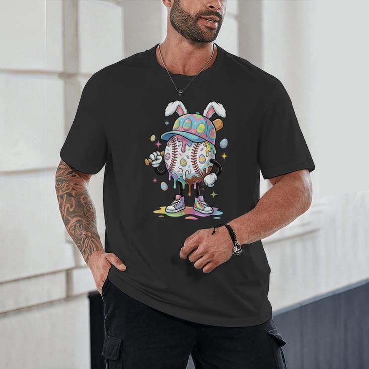 Baseball Drip Ice Cream Apparel Youth Boy Easter Day Unisex T-Shirt Baseball Drip Ice Cream Apparel Youth Boy Easter Day Unisex T-Shirt
