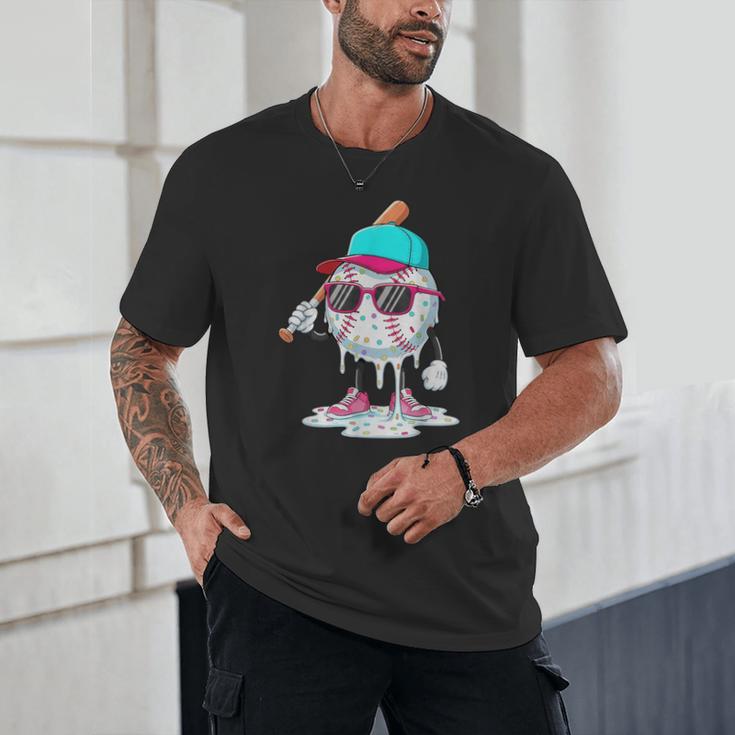 Baseball Drip Ice Cream Lifestyle Sprinkless Boy Kid Unisex T-Shirt