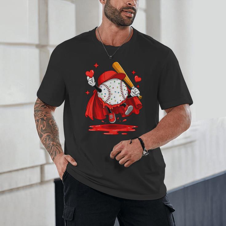 Baseball Drip Icecream Youth Boy Valentine Unisex T-Shirt