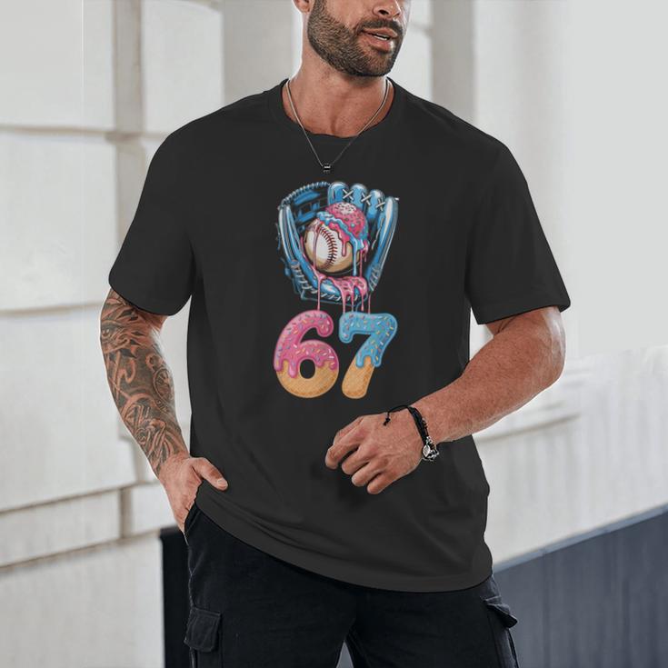 Baseball Drip Number 67 Player 67th Birthday Ice Cream 67 Unisex T-Shirt Baseball Drip Number 67 Player 67th Birthday Ice Cream 67 Unisex T-Shirt