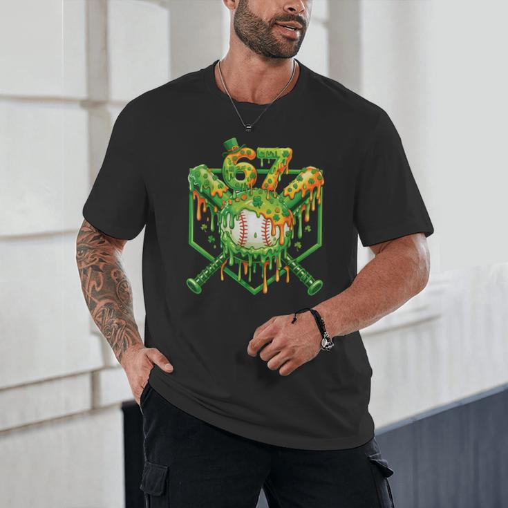 Baseball Drip St Patricks Day Boys Baseball St Patricks Day Unisex T-Shirt Baseball Drip St Patricks Day Boys Baseball St Patricks Day Unisex T-Shirt
