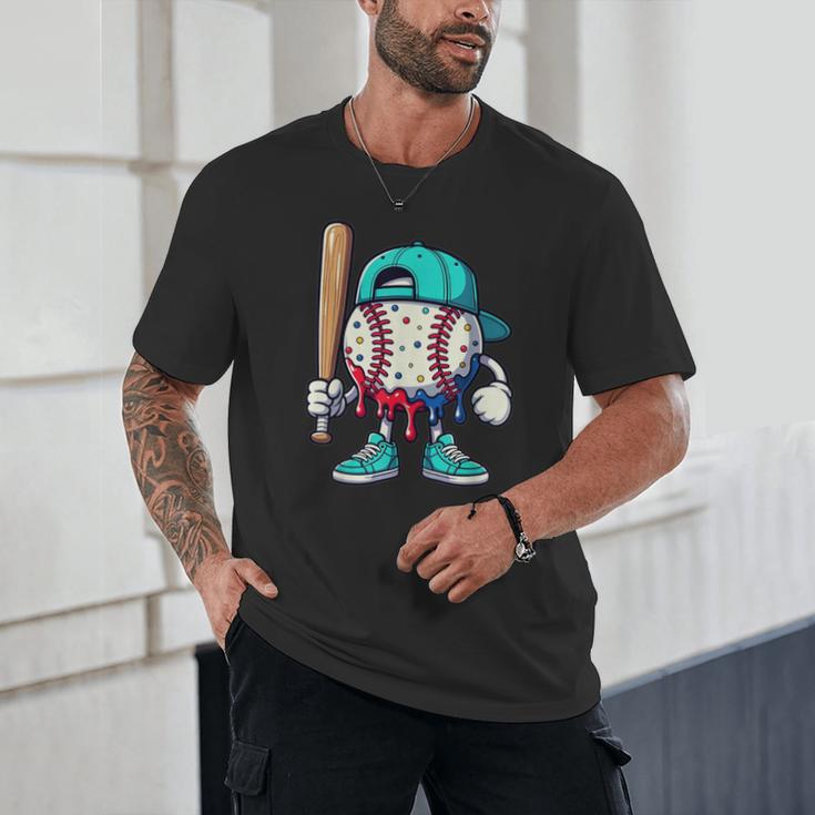 Baseball Drippy Style Apparel For Boys Youth Drip Baseball Unisex T-Shirt Baseball Drippy Style Apparel For Boys Youth Drip Baseball Unisex T-Shirt