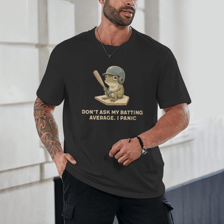 Baseball Frog Saying Batting Retro Artwork Unisex T-Shirt Baseball Frog Saying Batting Retro Artwork Unisex T-Shirt