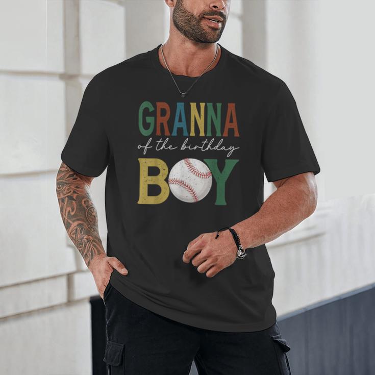 Baseball Granna Of The Birthday Boy Family Matching Unisex T-Shirt Baseball Granna Of The Birthday Boy Family Matching Unisex T-Shirt