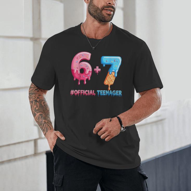 Baseball Ice Cream Drip 67 Official Teenager 13th Birthday Unisex T-Shirt Baseball Ice Cream Drip 67 Official Teenager 13th Birthday Unisex T-Shirt