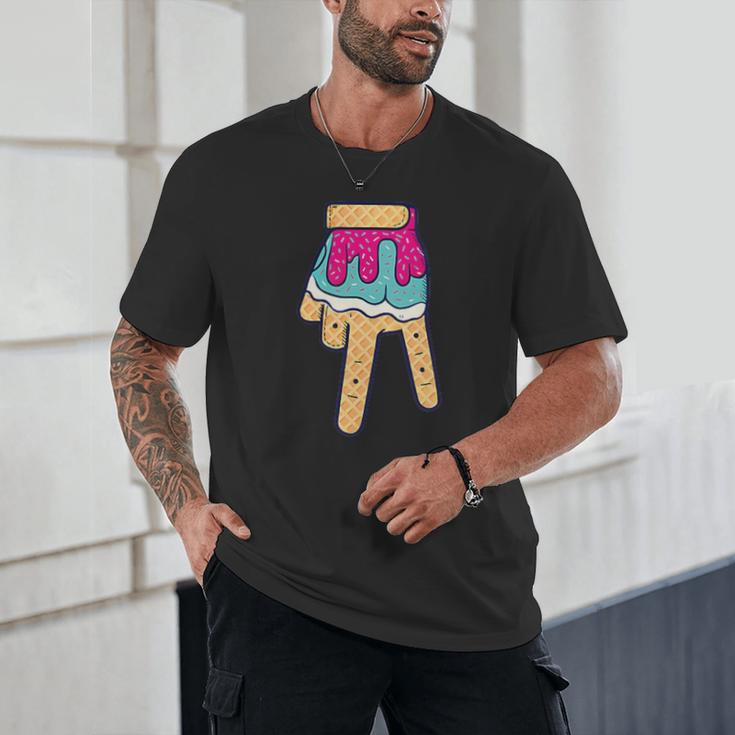 Baseball Ice Cream Drip Home Plate Glove Respect Drip 2 Side Unisex T-Shirt Baseball Ice Cream Drip Home Plate Glove Respect Drip 2 Side Unisex T-Shirt